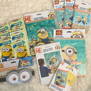Despicable‎ Me Minion Party Supplies Favors Invitations